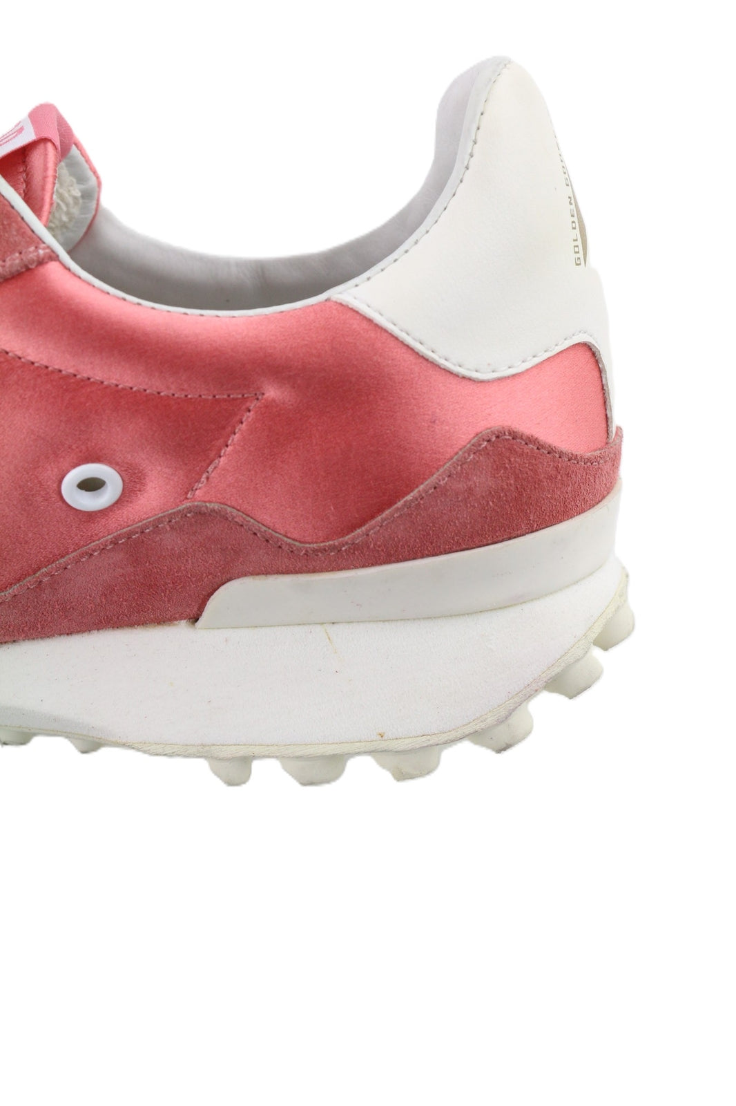 GOLDEN GOOSE Starland moteriški sportbačiai, rožinės spalvos, odiniai, žemapadžiai, EU39 