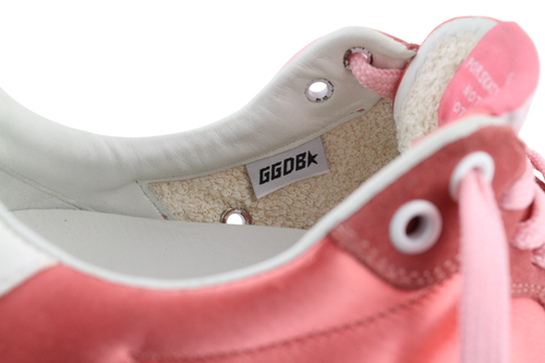 GOLDEN GOOSE Starland moteriški sportbačiai, rožinės spalvos, odiniai, žemapadžiai, EU39 