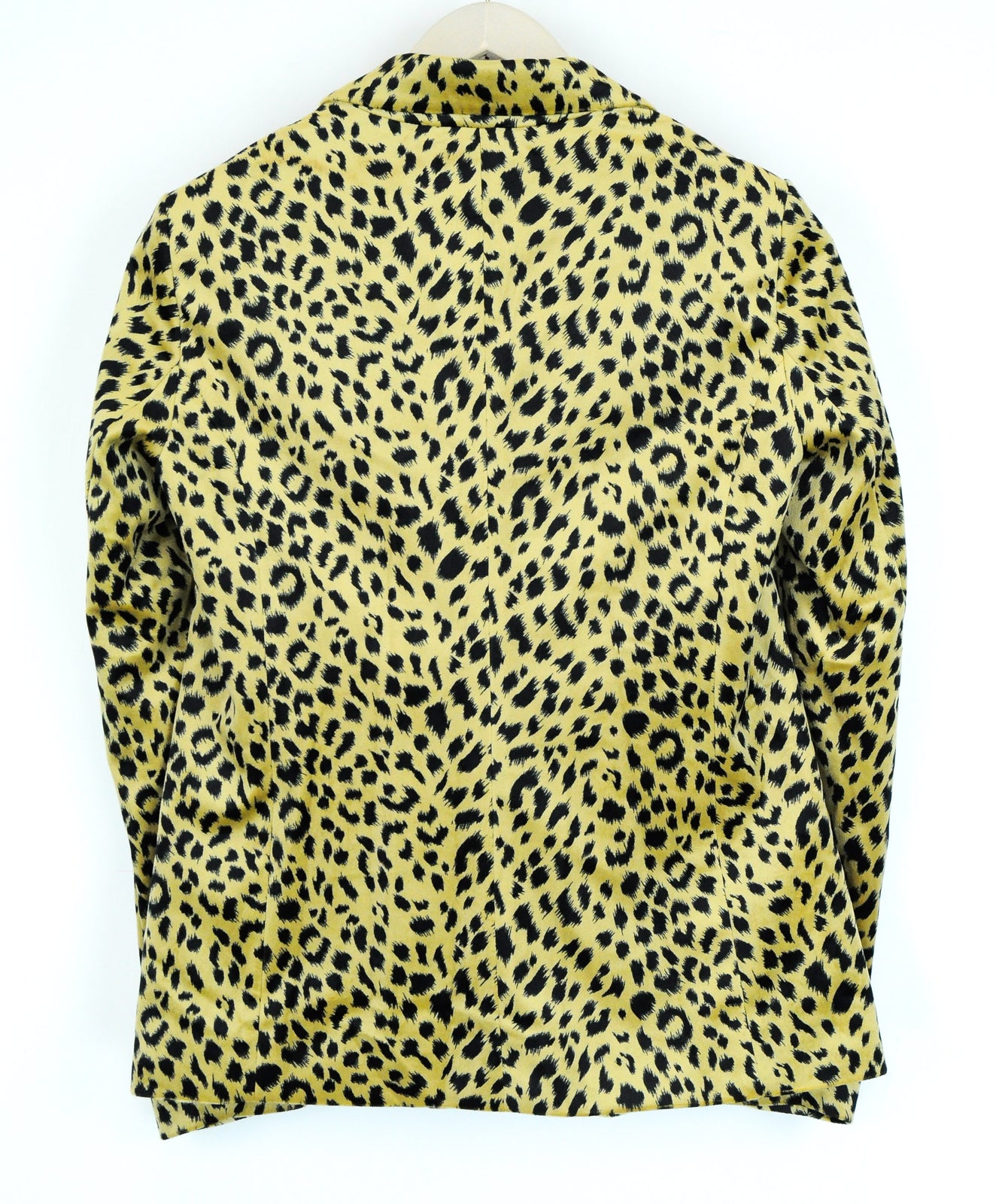 MAISON SCOTCH moteriškas XS dydžio rudas švarkas su gyvūnų raštu, vienaeilis, rekomenduojama kaina – 170 € 