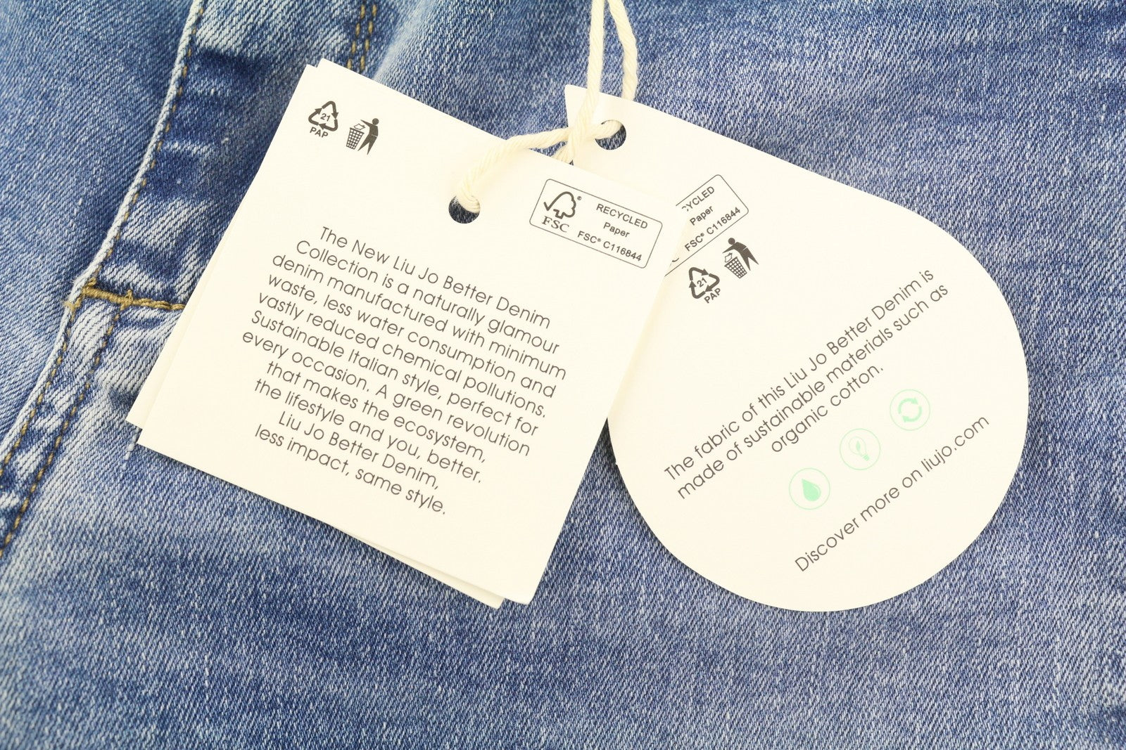 LIU JO Women Jeans W28 Skinny Fit High Waist Zipper Washed Denim Blue Pockets