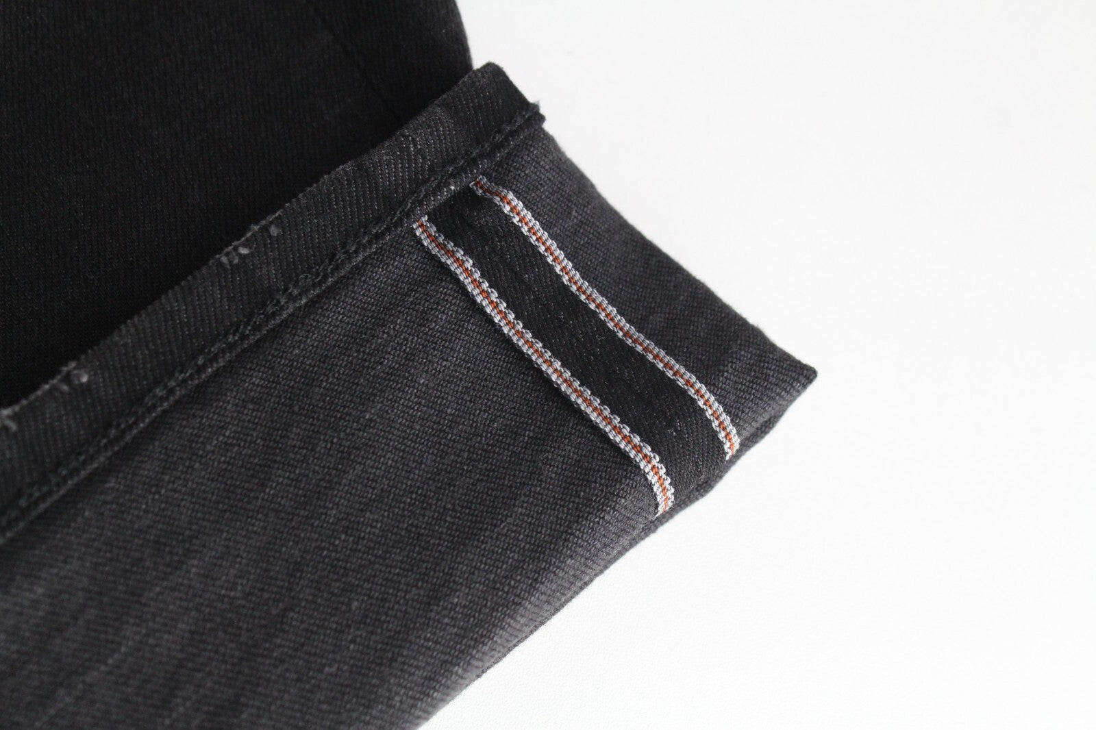 REPLAY Grover W30 L34 Black Selvedge Jeans Men's Washed Straight Fit Stretch