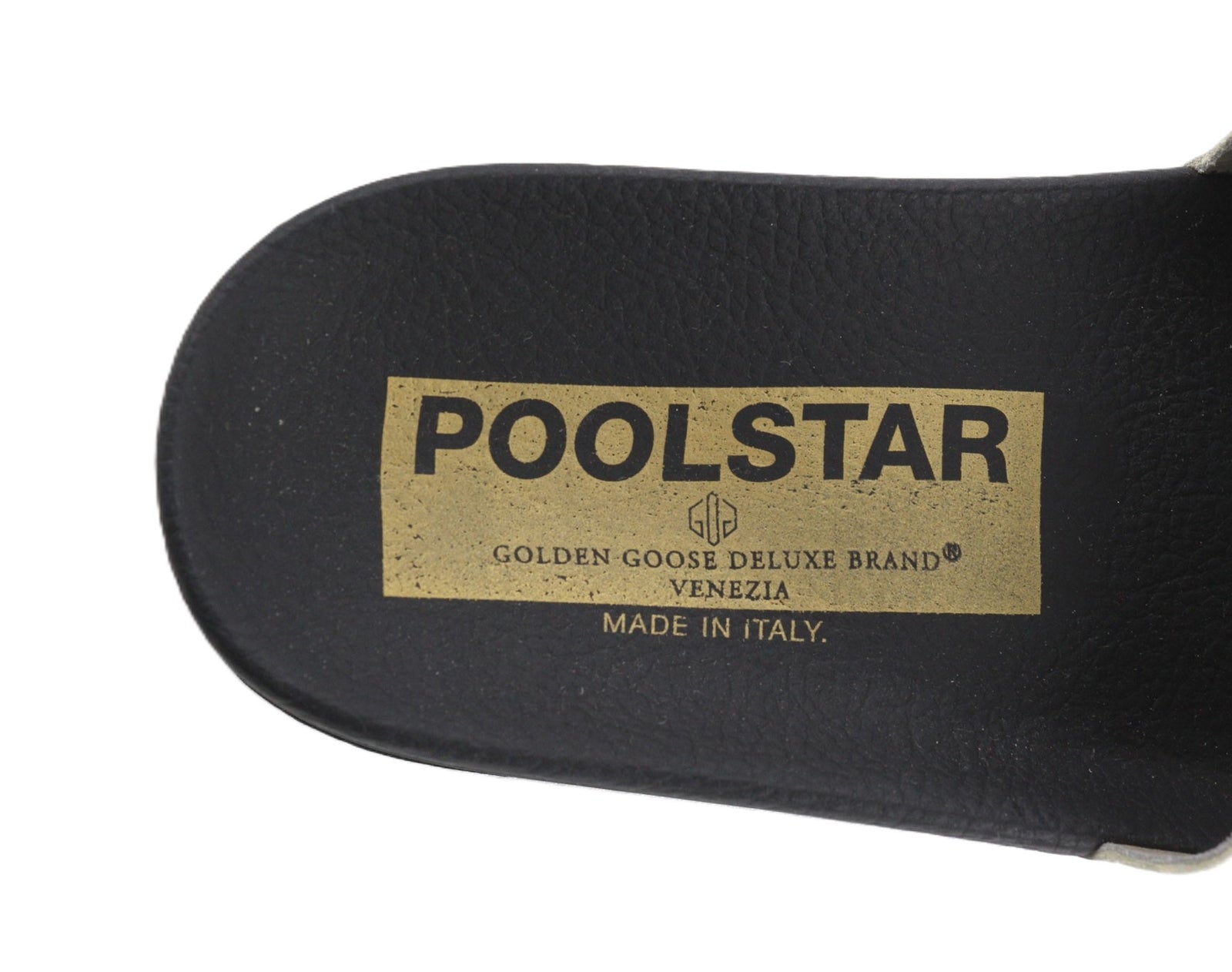GOLDEN GOOSE Poolstar moteriškos šlepetės, 39 vnt., juodos ir baltos, užmaunamos, vasarinės. 