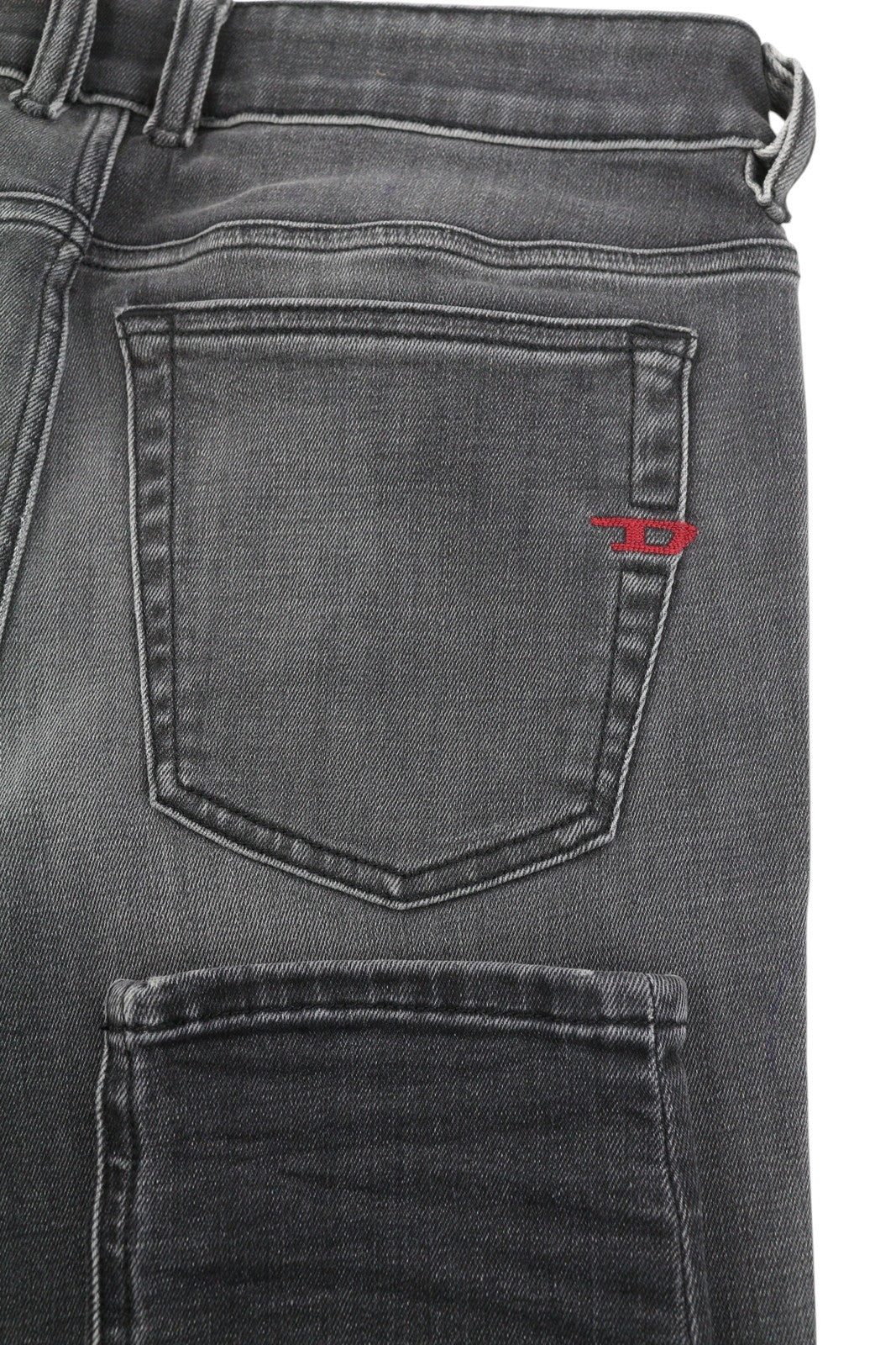 DIESEL 1979 Sleenker 0EIAG Men Jeans W31/L32 Skinny Fit Low Waist Washed Denim