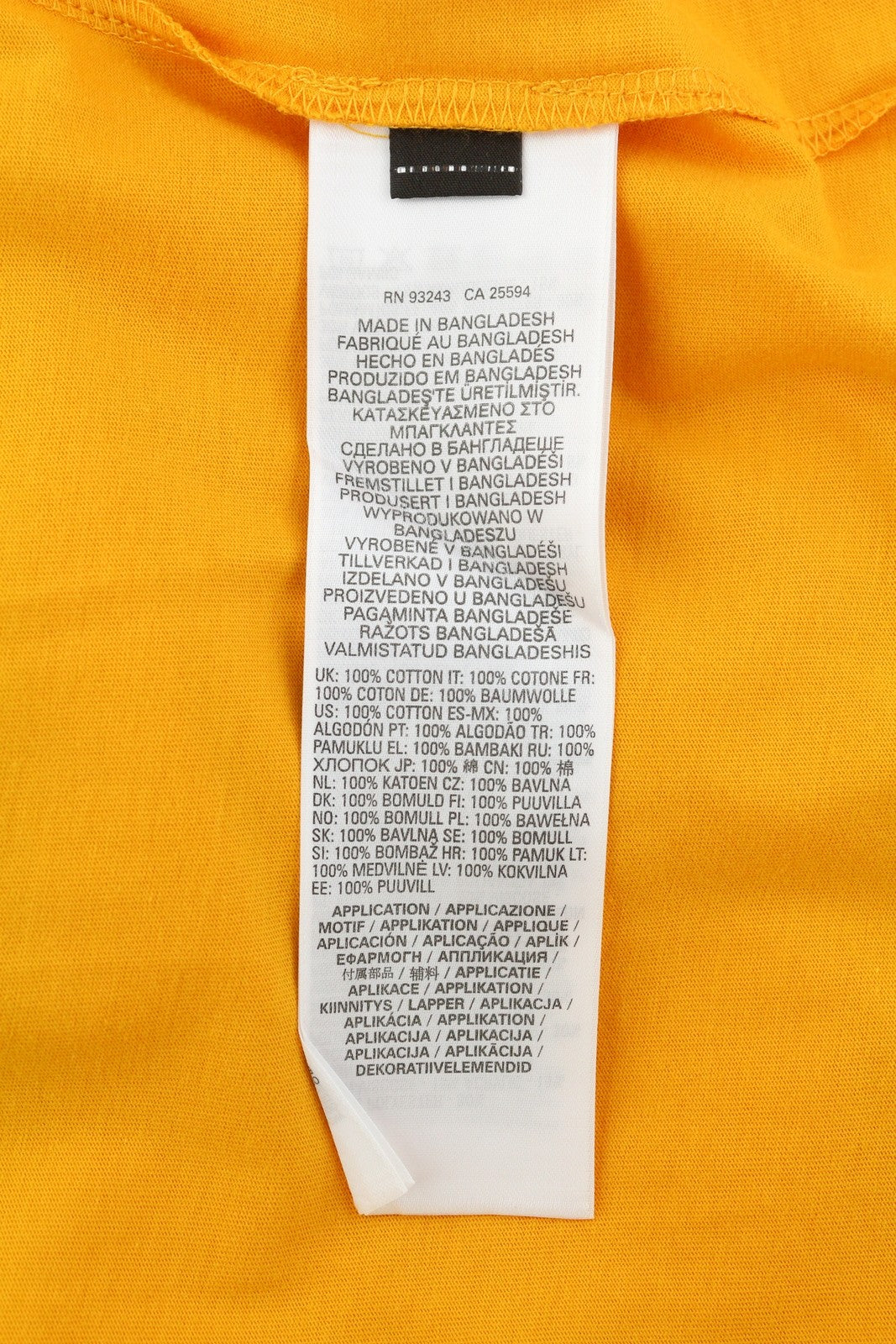 DIESEL T-Diegor-E10 Men T-Shirt XL Orange Short Sleeve Crew Neck Tricot Logo