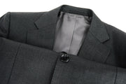 SUITSUPPLY Napoli Men's Blazer UK40R Grey Striped Wool Super 110's Slim