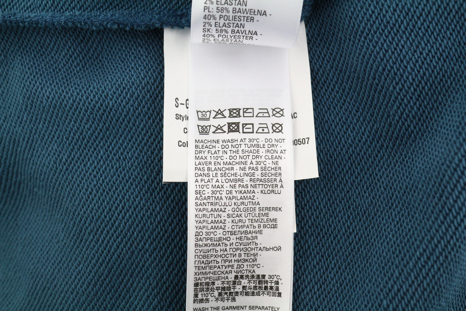 DIESEL S-Ginn-E3 vyriškas džemperis su apvalia apykakle ir ilgomis rankovėmis, mėlynas, RRP 150 € 