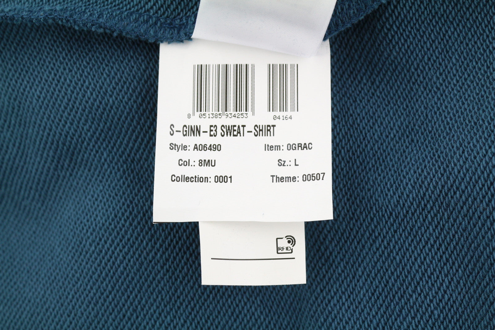 DIESEL S-Ginn-E3 vyriškas džemperis su apvalia apykakle ir ilgomis rankovėmis, mėlynas, RRP 150 € 