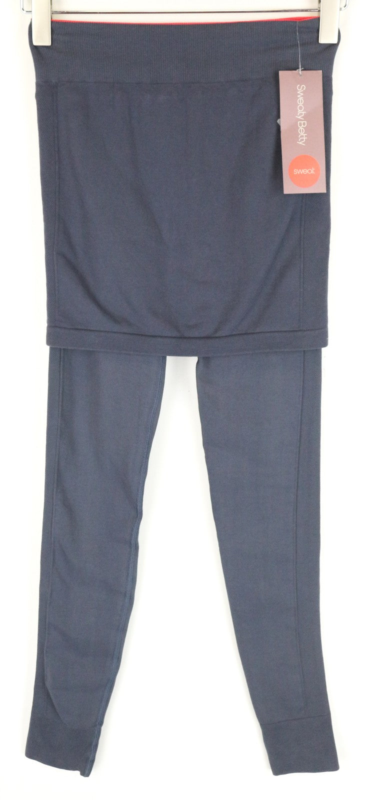 SWEATY BETTY Spectra tamprės S pilkos medvilnės mišinio moteriškos šokių sportinės aprangos 