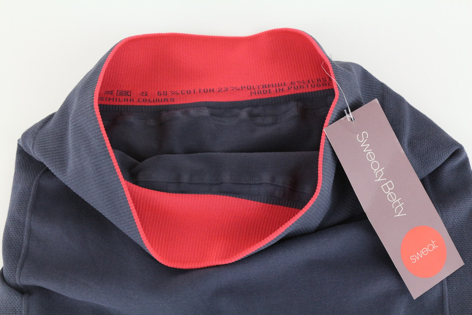 SWEATY BETTY Spectra tamprės S pilkos medvilnės mišinio moteriškos šokių sportinės aprangos 