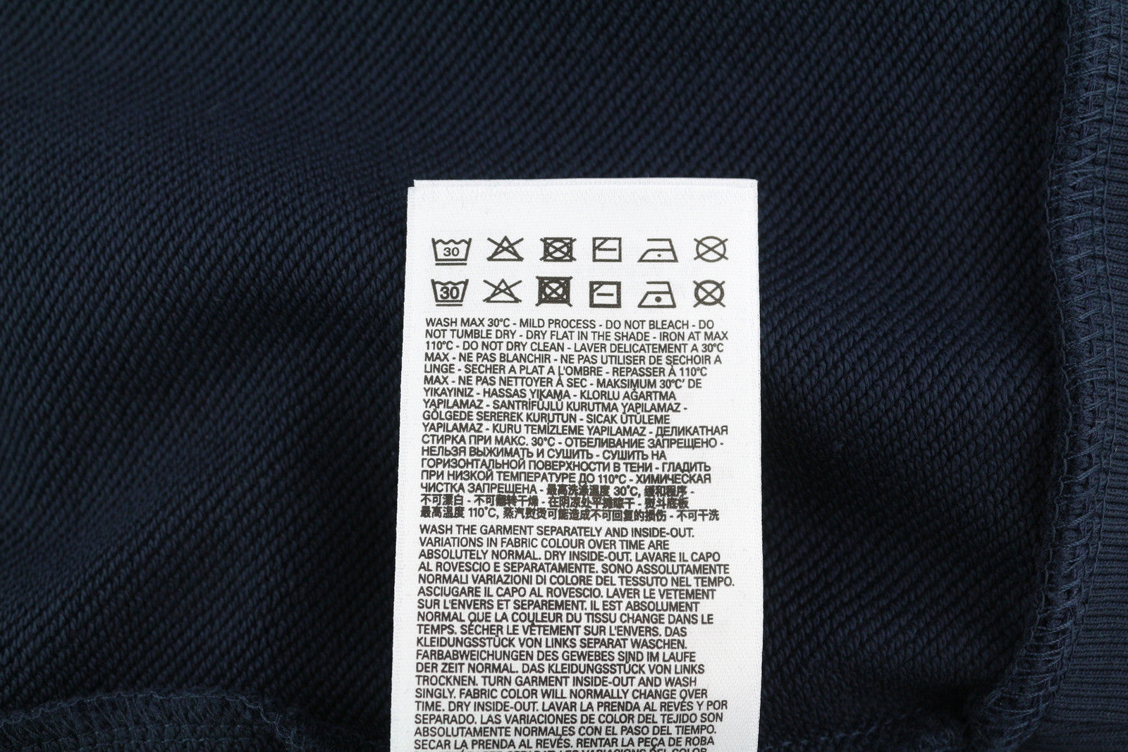 DIESEL S-Gir-Crewneck Tone On Tone vyriškas džemperis L dydžio, mėlynas, megztinis RRP110