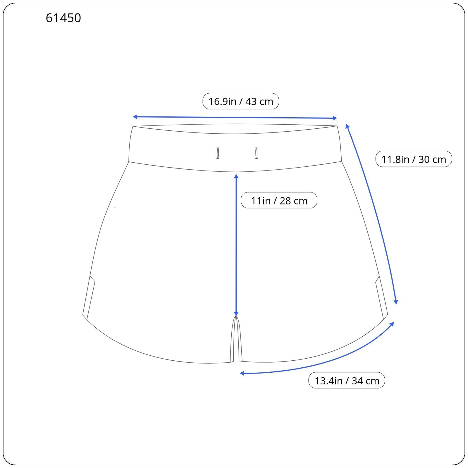 SWEATY BETTY trigubo šuolio šortai XL dydžio, mėlyni, sportinė apranga su užtrauktuku ir kišenėmis moterims. 