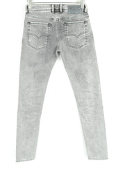 Vyriški DIESEL džinsai Troxer RF96L W28/L30 Slim Skinny pilki tamprūs 