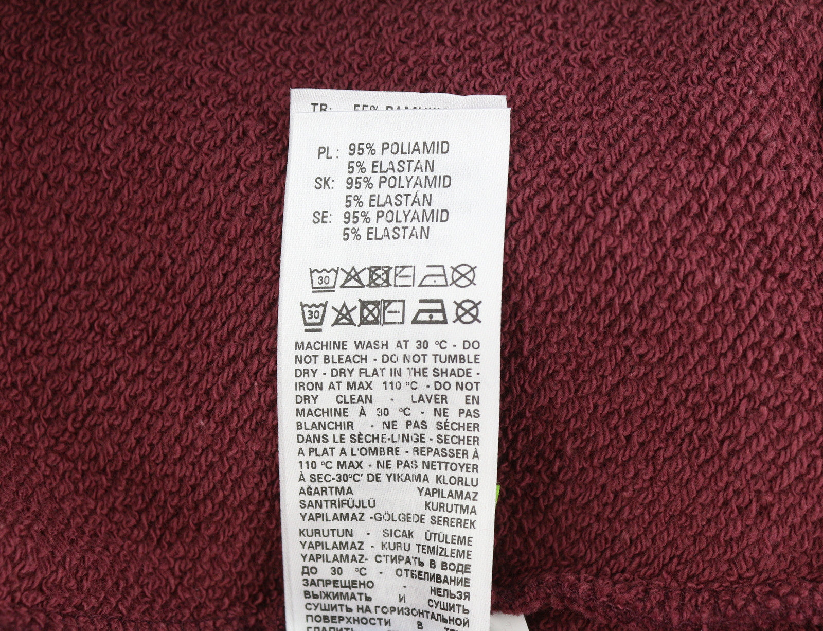 DIESEL S-Girk-B7 vyriškas džemperis L, bordo spalvos, su apvalia apykakle, rekomenduojama kaina – 140 € 