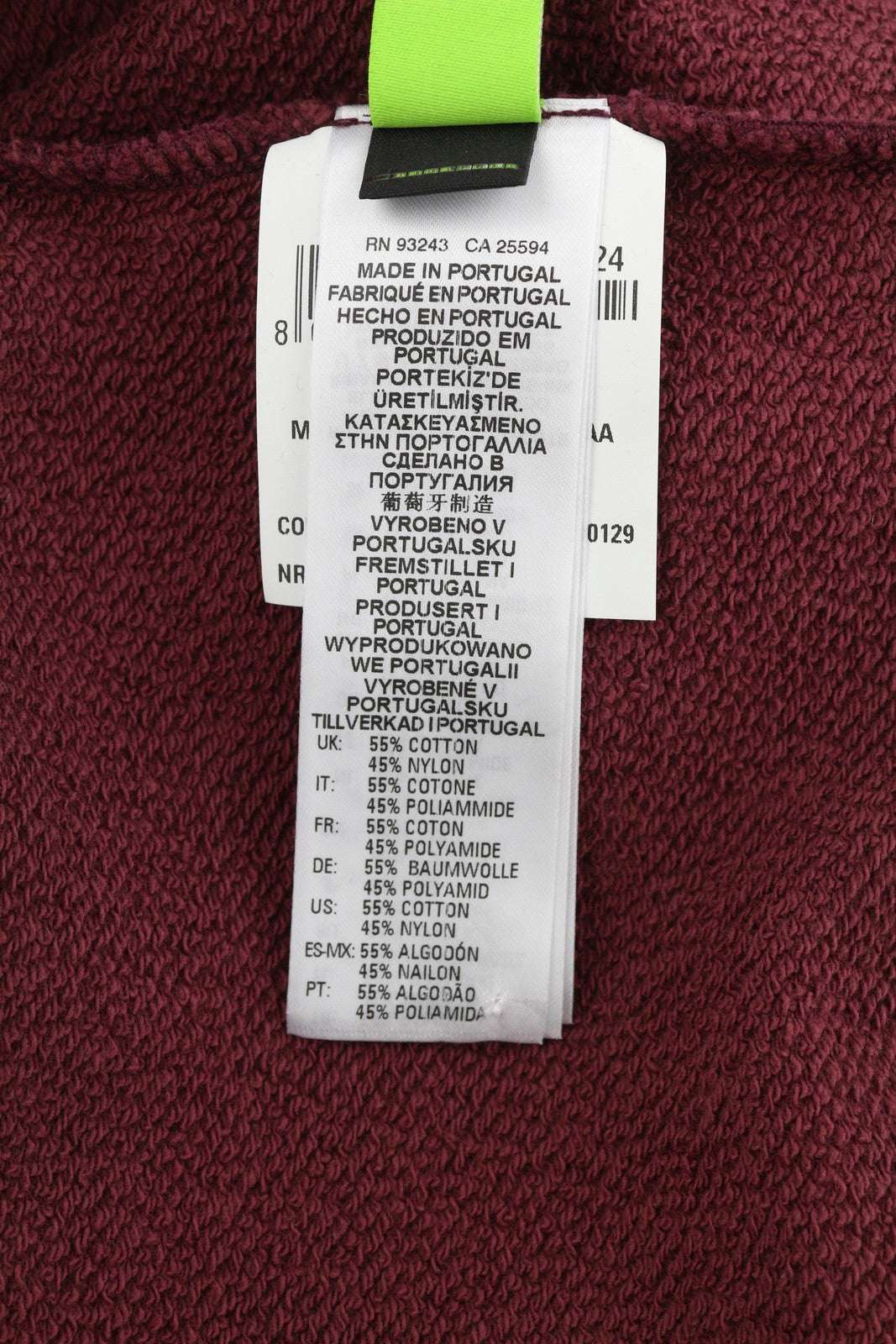 DIESEL S-Girk-B7 vyriškas džemperis L, bordo spalvos, su apvalia apykakle, rekomenduojama kaina – 140 € 