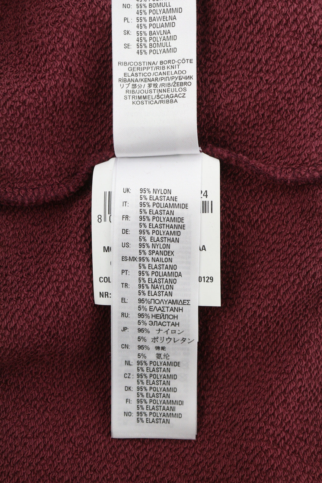 DIESEL S-Girk-B7 vyriškas džemperis L, bordo spalvos, su apvalia apykakle, rekomenduojama kaina – 140 € 