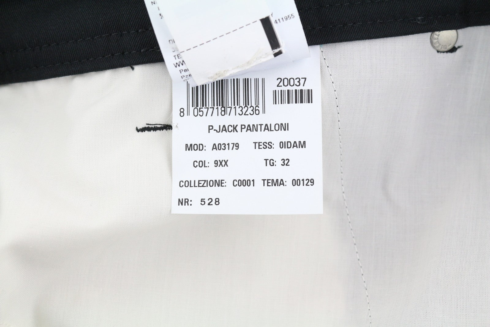 DIESEL P-Jack 0IDAM vyriškos kelnės W32 Chino Slim Fit su užtrauktuku, juodos, RRP 150 € 