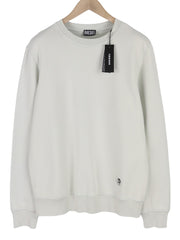 DIESEL S-Girk-Mohi-B1 vyriškas džemperis, L dydžio, pilkas, megztinis su apvalia kaklo iškirpte, rekomenduojama kaina – 175 € 