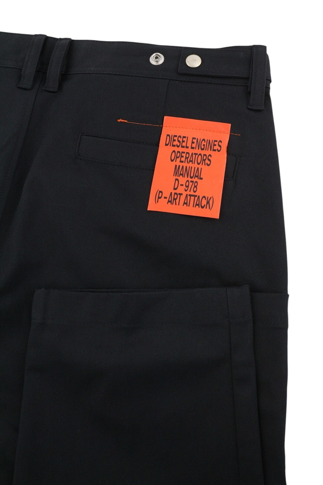 DIESEL P-Jack 0IDAM vyriškos kelnės W33 Chino Slim Fit su užtrauktuku, juodos, RRP 150 € 