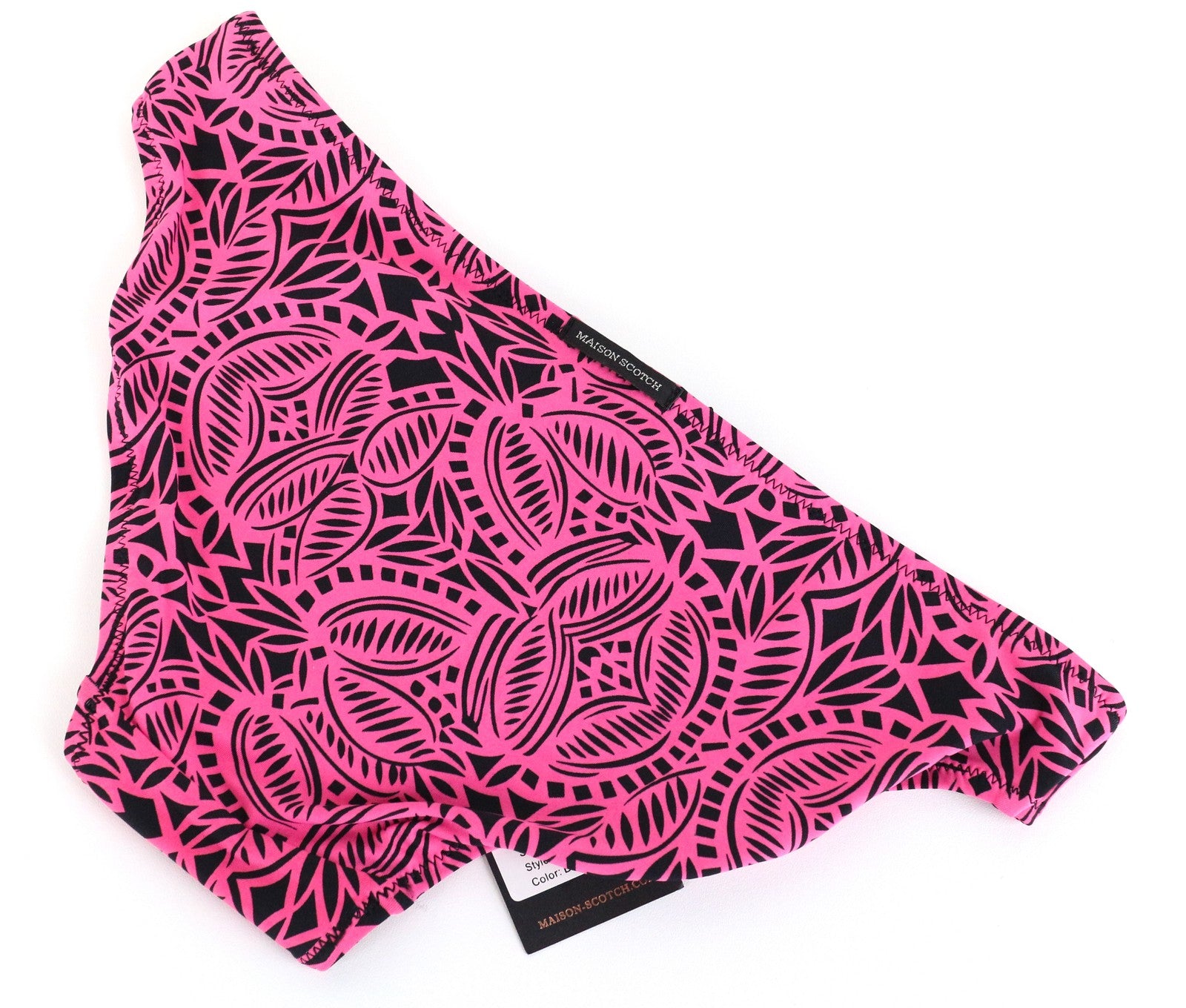 MAISON SCOTCH ~XS Swim Bottom Pink Pattern Beach Pool Bikini Women's Summer