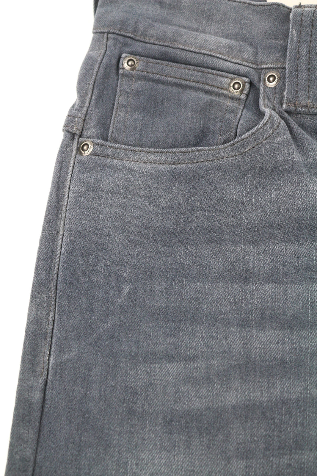 NUDIE JEANS Thin Finn Men Jeans W28/L32 Slim Wash Casual Grey Cotton Stretch