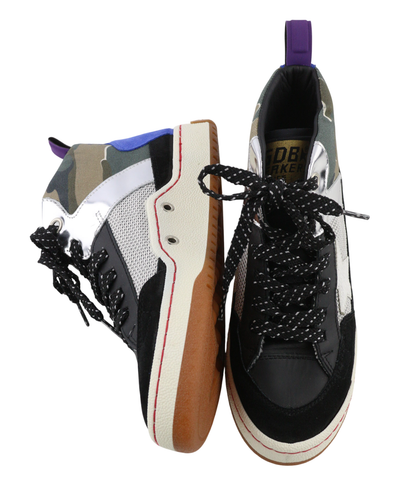 GOLDEN GOOSE Noah moteriški sportbačiai, 39 €, juodi, pilki, su detalėmis, aukštakulniai 