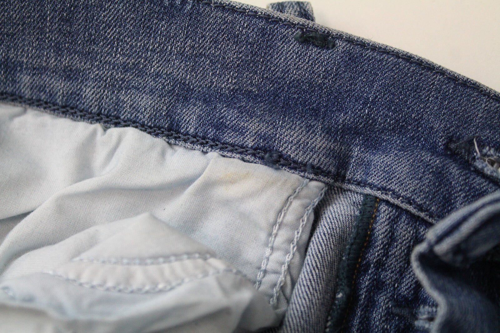 DIESEL Men Jeans W30/L32 D-Vider 084AQ Carrot Fit Aged Blue Wash Stretch Ripped