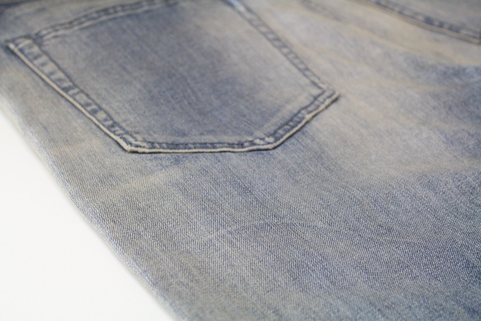 DIESEL Men Jeans W30/L32 D-Vider 084AQ Carrot Fit Aged Blue Wash Stretch Ripped