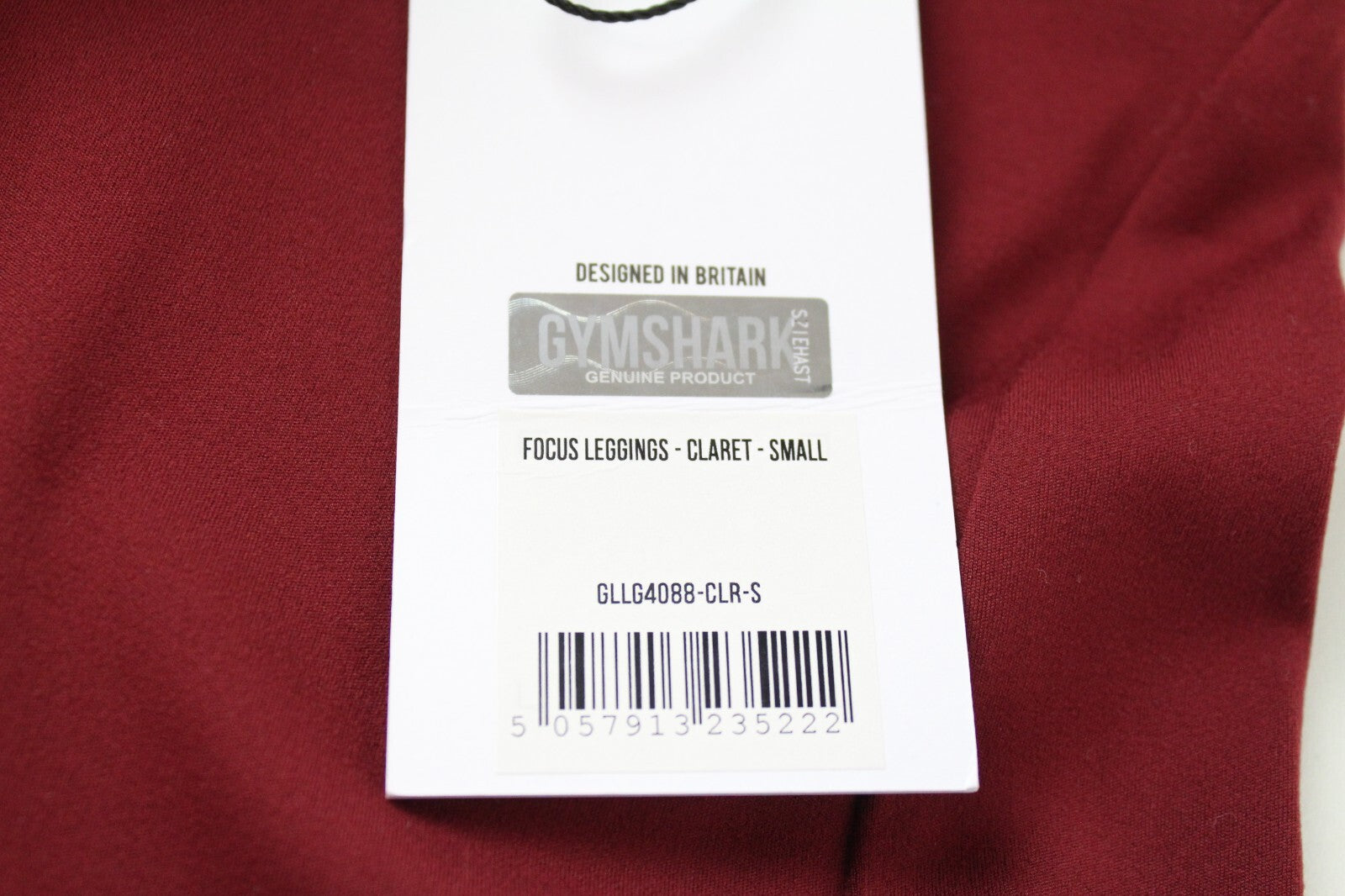 GYM SHARK moteriškos tamprės su raudonomis S dydžio sportinėmis tampriomis logotipo tamprėmis 