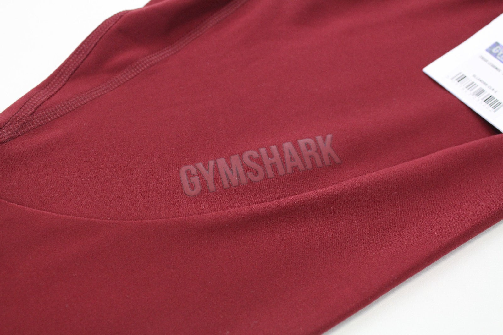 GYM SHARK moteriškos tamprės su raudonomis S dydžio sportinėmis tampriomis logotipo tamprėmis 