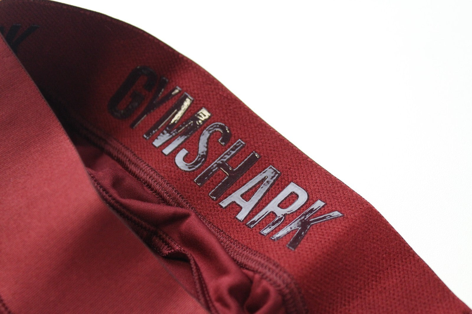 GYM SHARK moteriškos tamprės su raudonomis S dydžio sportinėmis tampriomis logotipo tamprėmis 