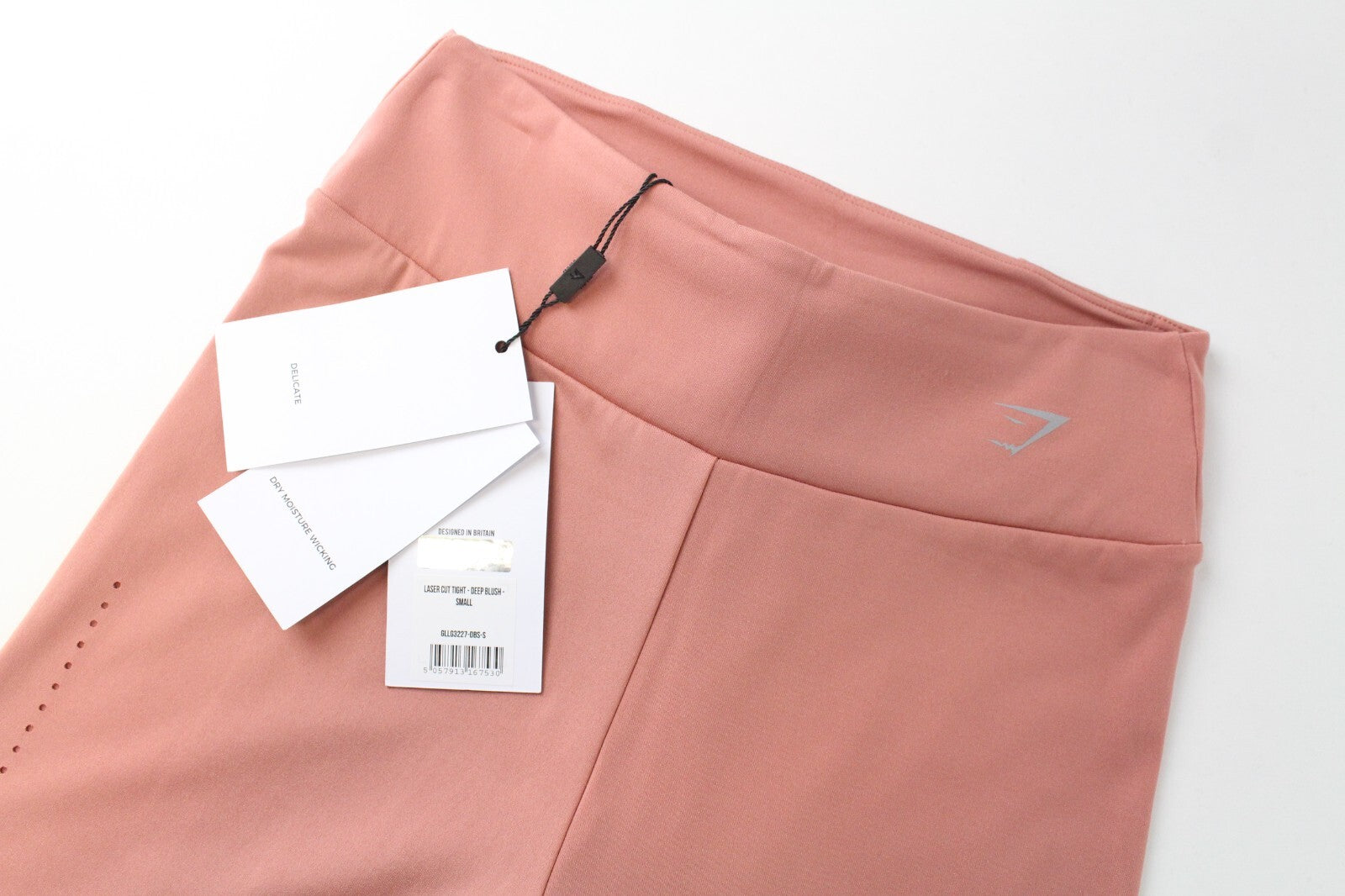 GYM SHARK moteriškos tamprės su rožinėmis lazeriu pjaustytomis tampriomis sportinės aprangos tampriomis timpomis. 