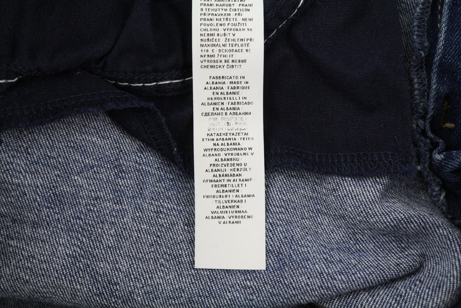 LIU JO Women Jeans W29 Regular Fit High Waist Stretch Capri Washed Denim Blue