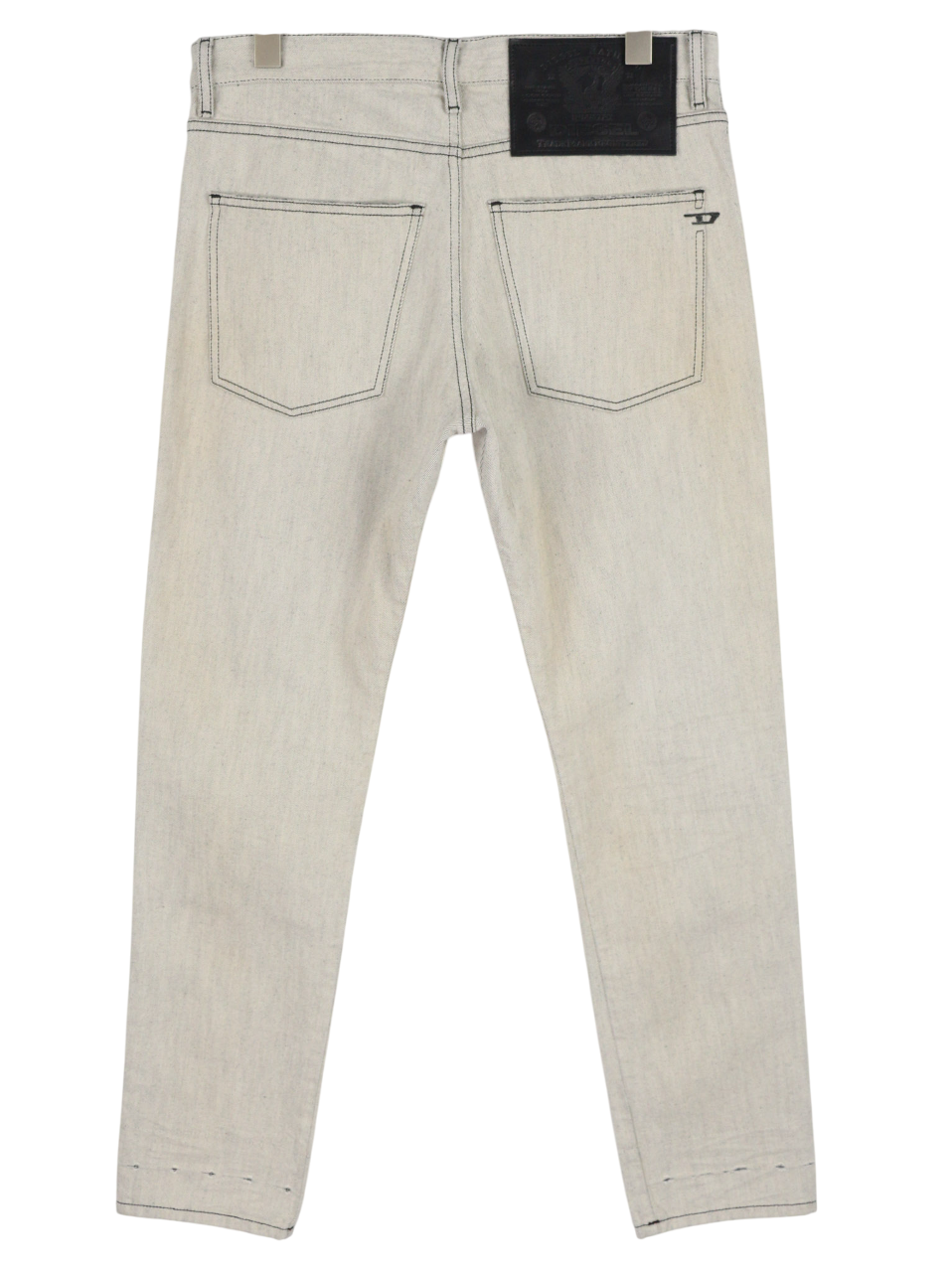 DIESEL D-Kras 09A53 vyriški džinsai W31/L30 Sim Fit dažyto stiliaus, rekomenduojama kaina – 220 €, šviesaus džinso spalvos. 