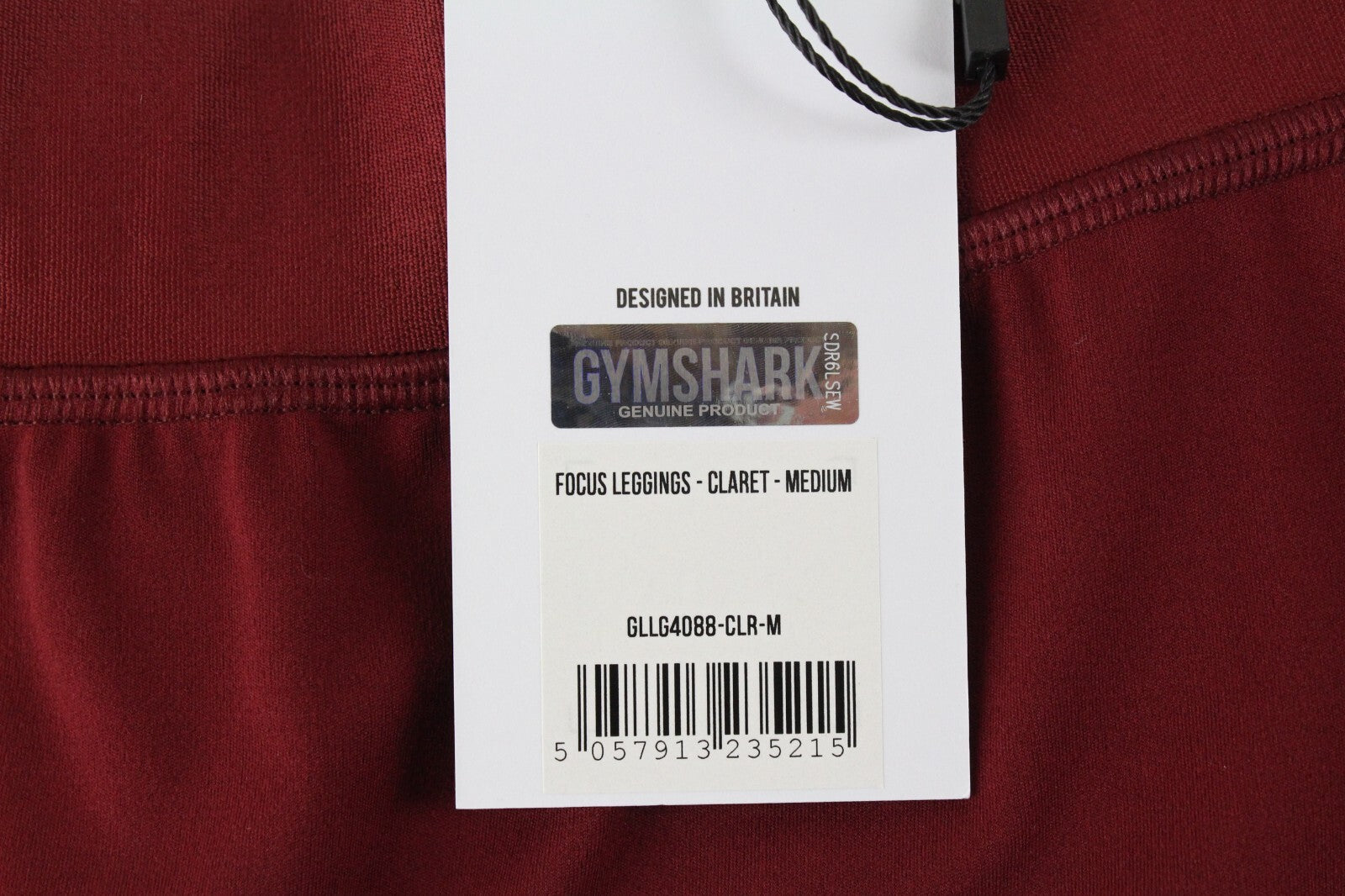 GYM SHARK moteriškos „Focus“ tamprės su raudonu tampriu sportinės aprangos logotipu 