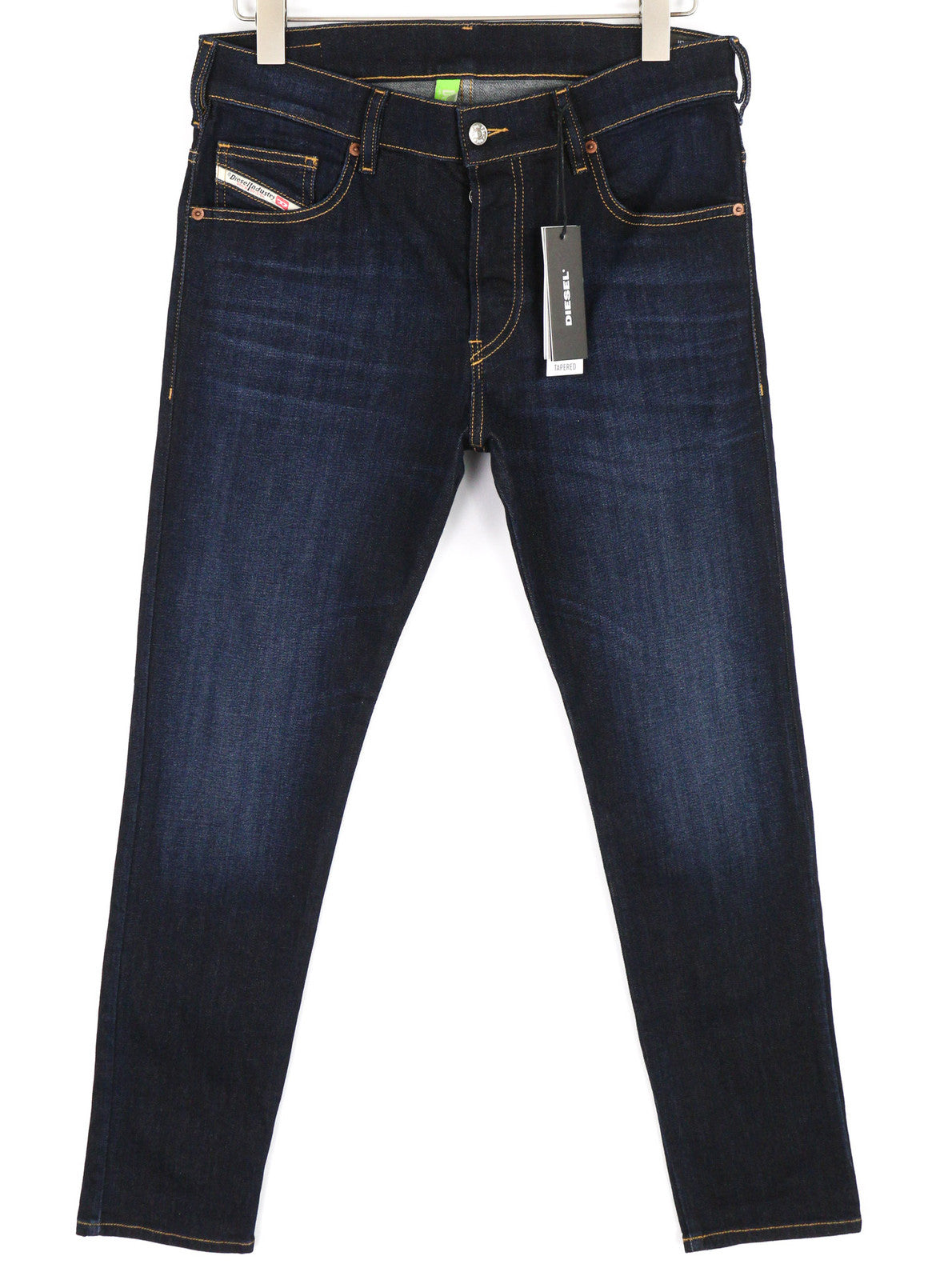 DIESEL D-Yennox 009ZS vyriški džinsai W30/L30 siaurėjantys, skalbti, rekomenduojama kaina – 160 €, tamsūs džinsai 