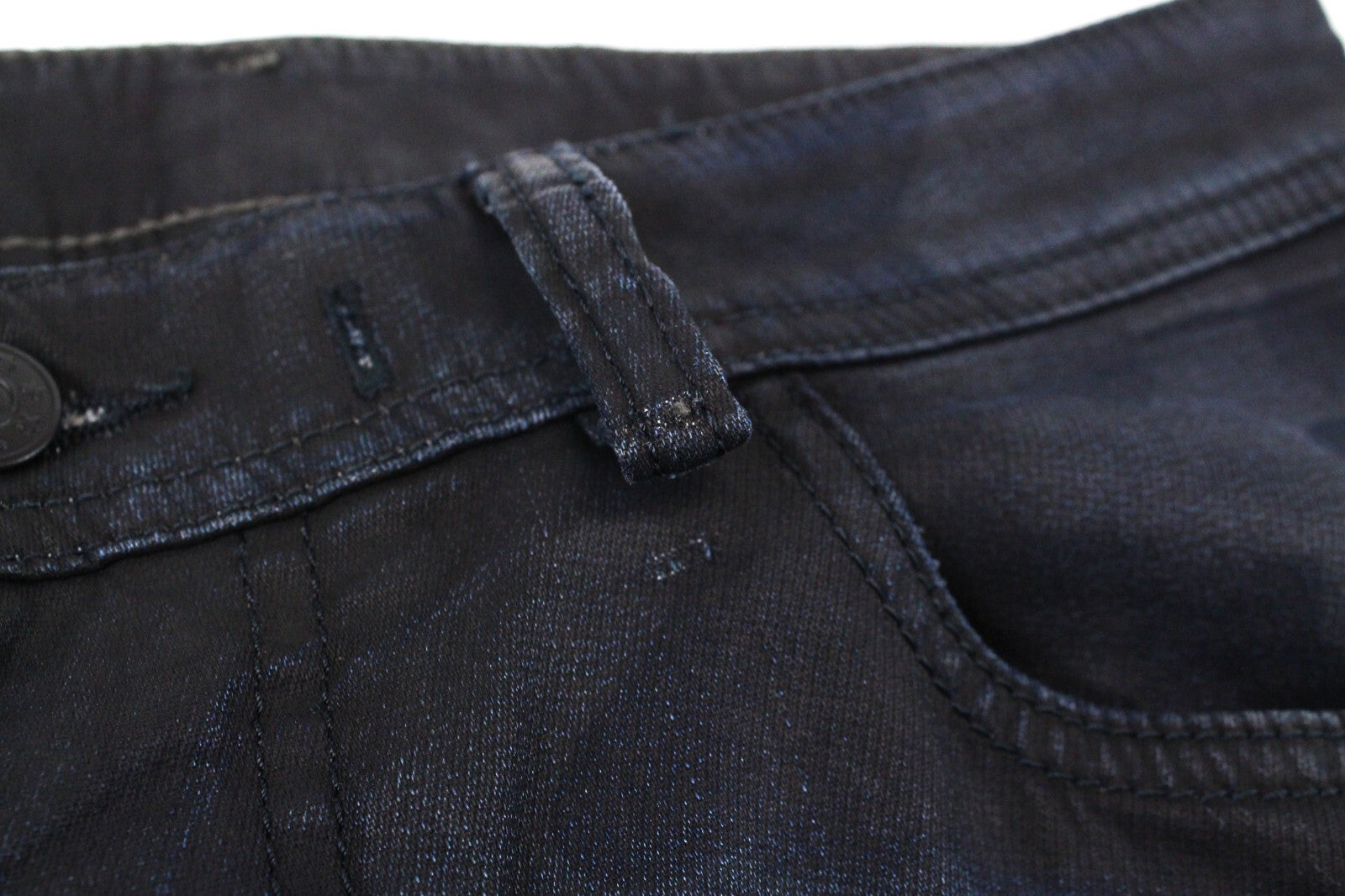 DIESEL Men Jeans W28/L32 Narrot CB-NE 0686J Sweat Jogg Waxed Stretch Pattern