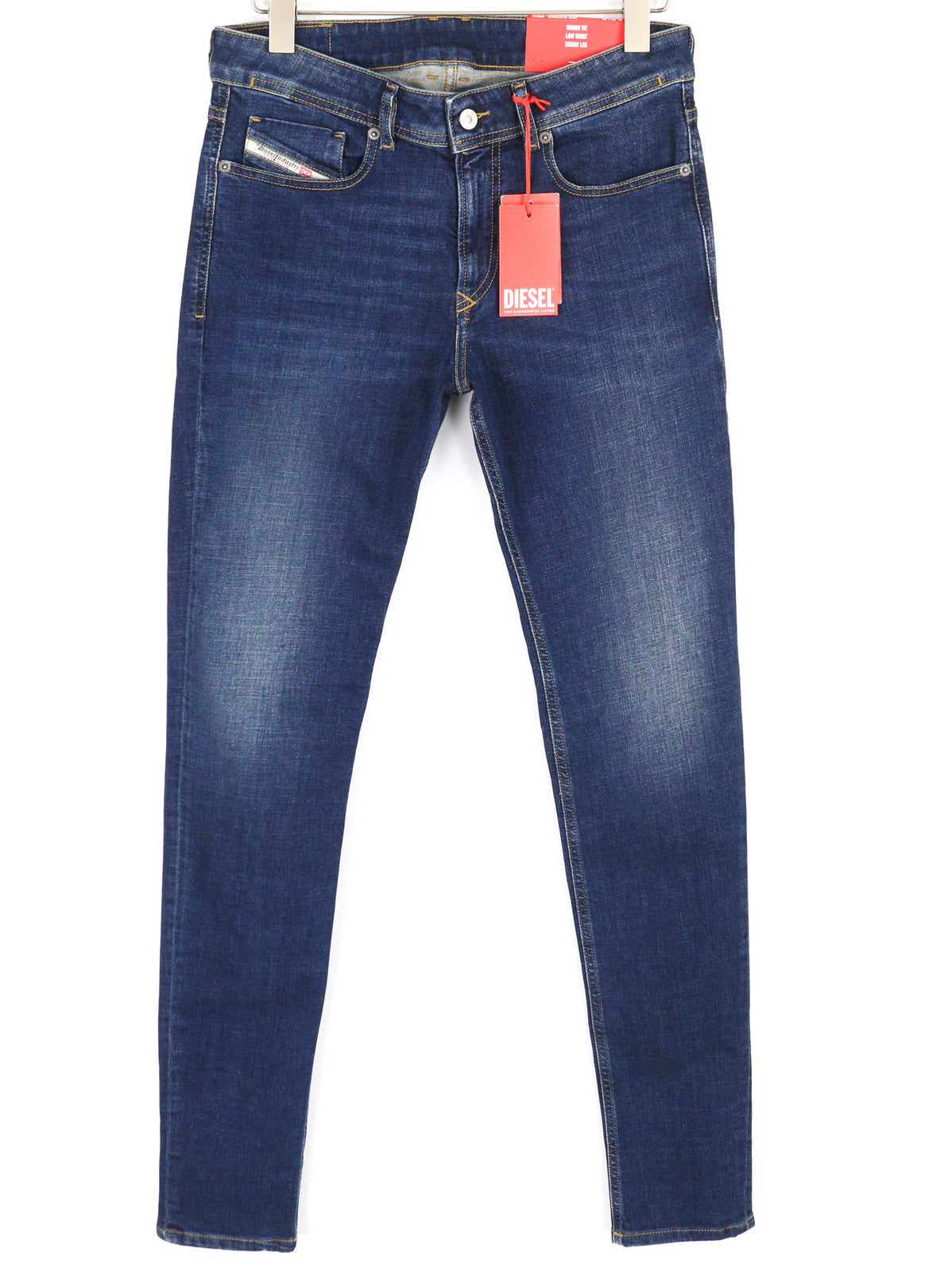 DIESEL 1979 Sleenker 09D43 vyriški džinsai W30/L34 aptempti, žemo juosmens, aptempti, rekomenduojama kaina – 150 € 