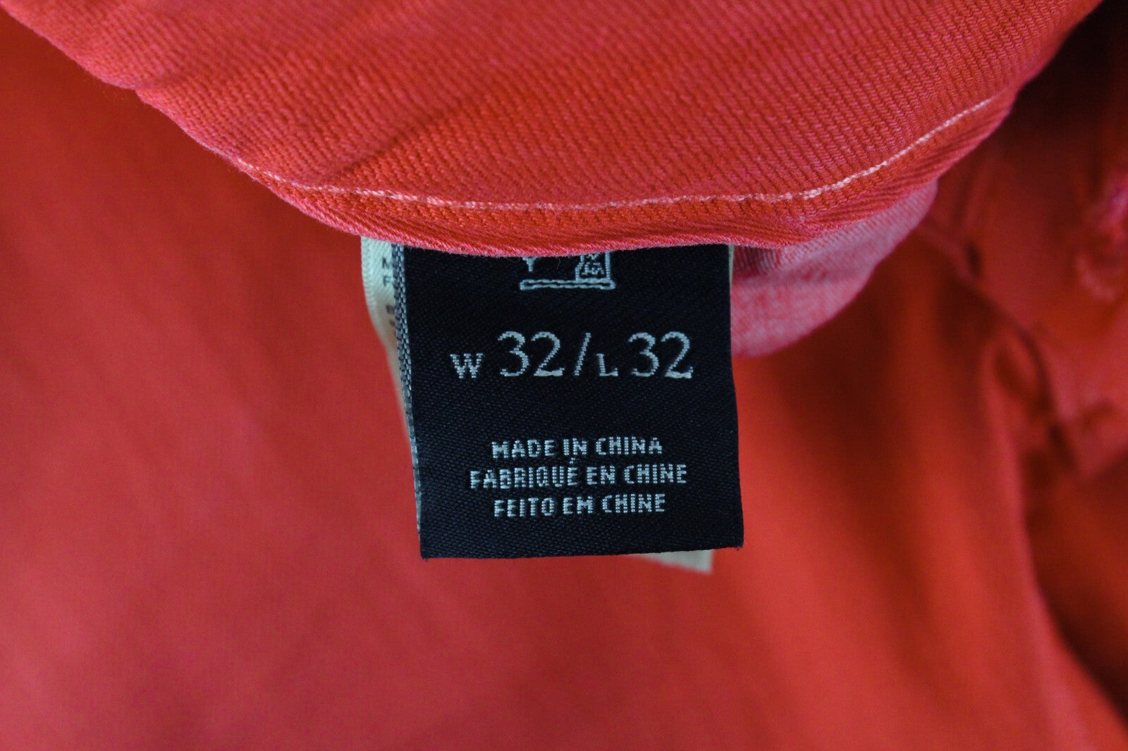 SCOTCH &amp; SODA vyriški džinsai W32/L32 Steele itin ploni, raudoni, su sagomis ir dažyti 