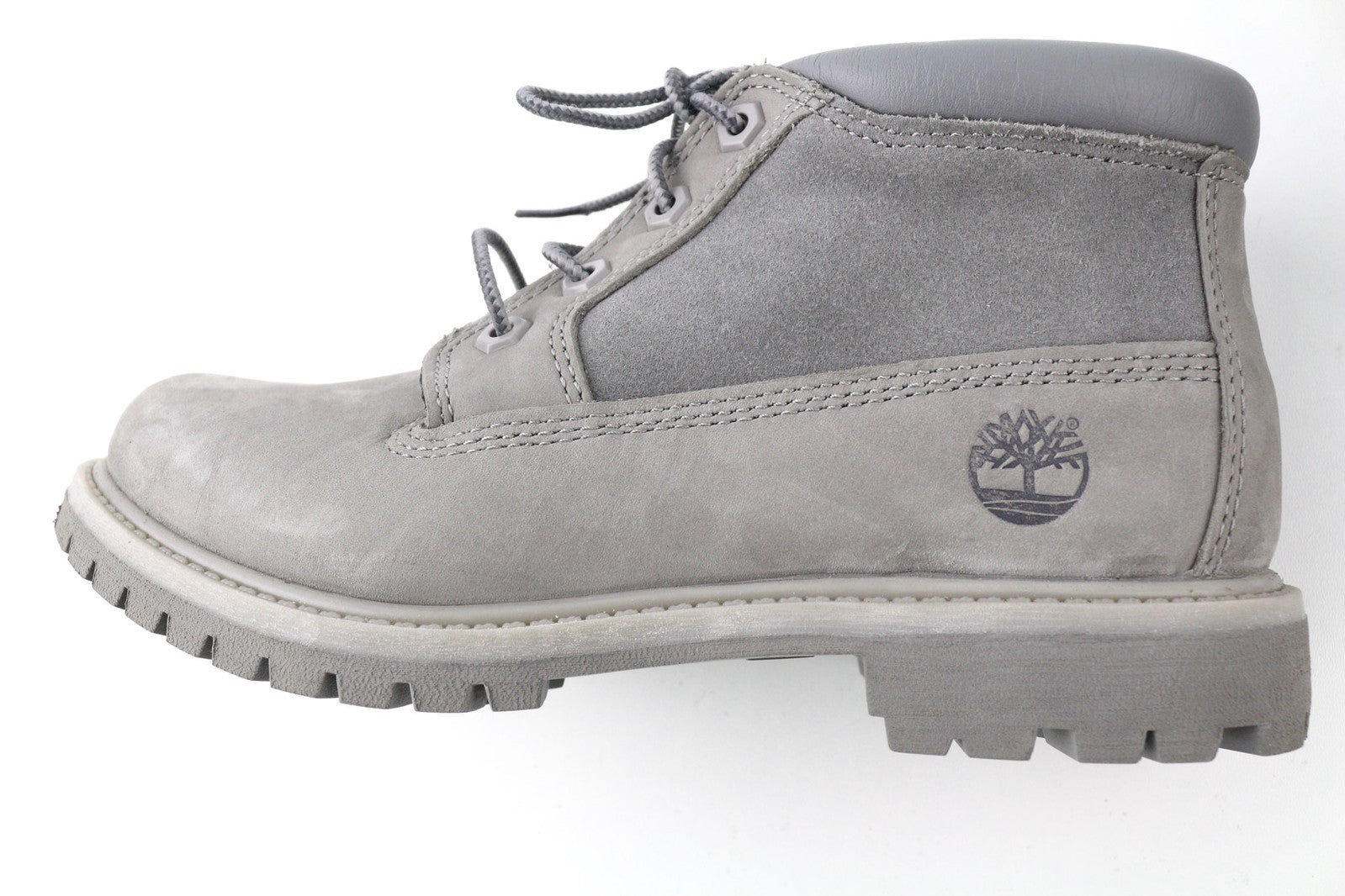 TIMBERLAND A1GYX-A3198 moteriški batai, 37.5/38 dydžio, pilki, odiniai, laisvalaikio batai. 