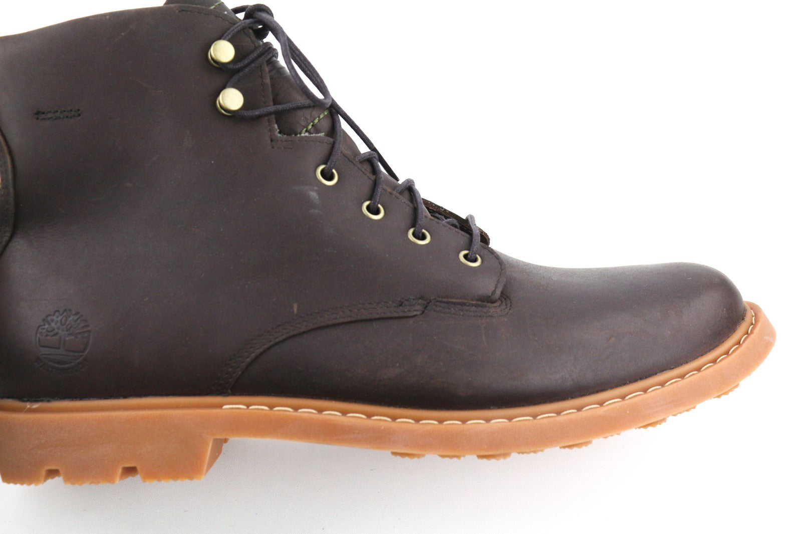 TIMBERLAND AFHP-A5050 vyriški batai EU43.5/44 tamsiai rudi odiniai aukštakulniai su raišteliais 