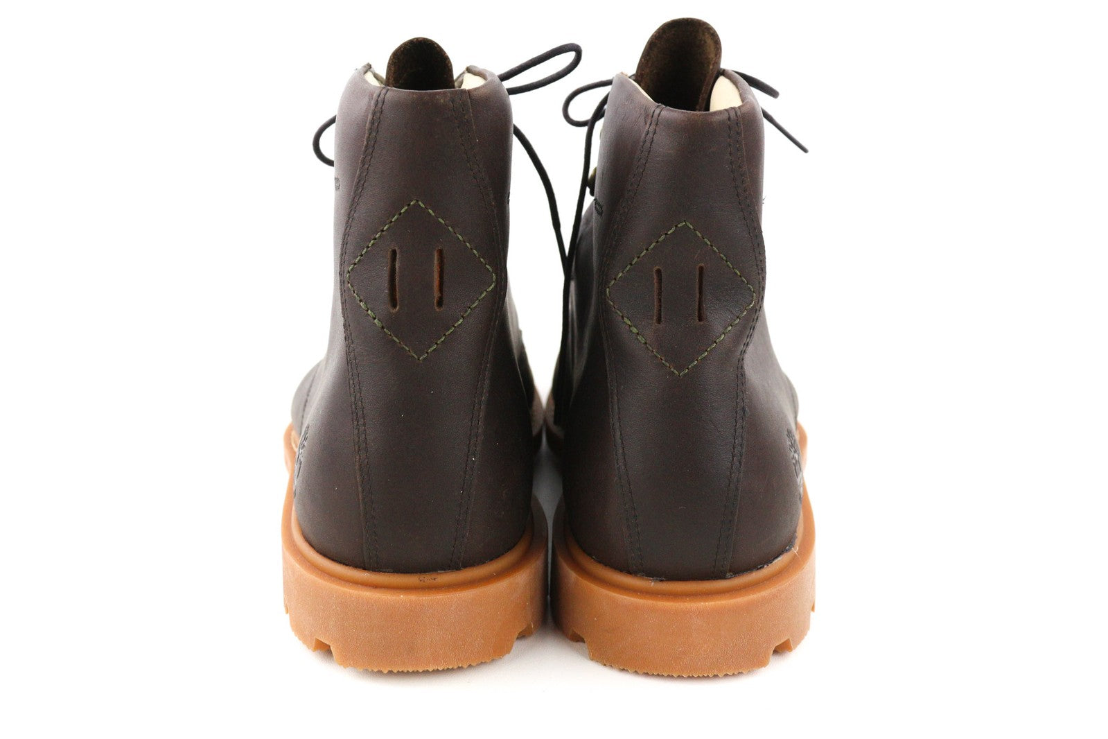 TIMBERLAND AFHP-A5050 vyriški batai EU43.5/44 tamsiai rudi odiniai aukštakulniai su raišteliais 