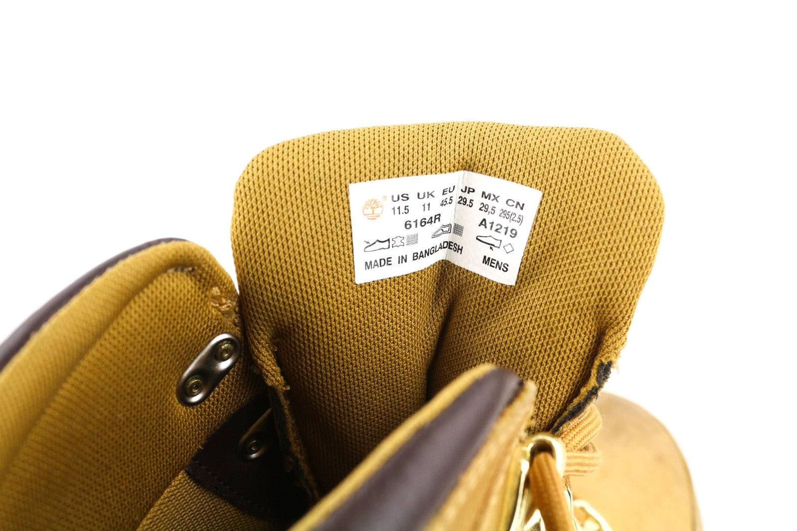 TIMBERLAND 6164R-A2519 vyriški batai EU45/45.5 rudi odiniai laisvalaikio aukštakulniai 