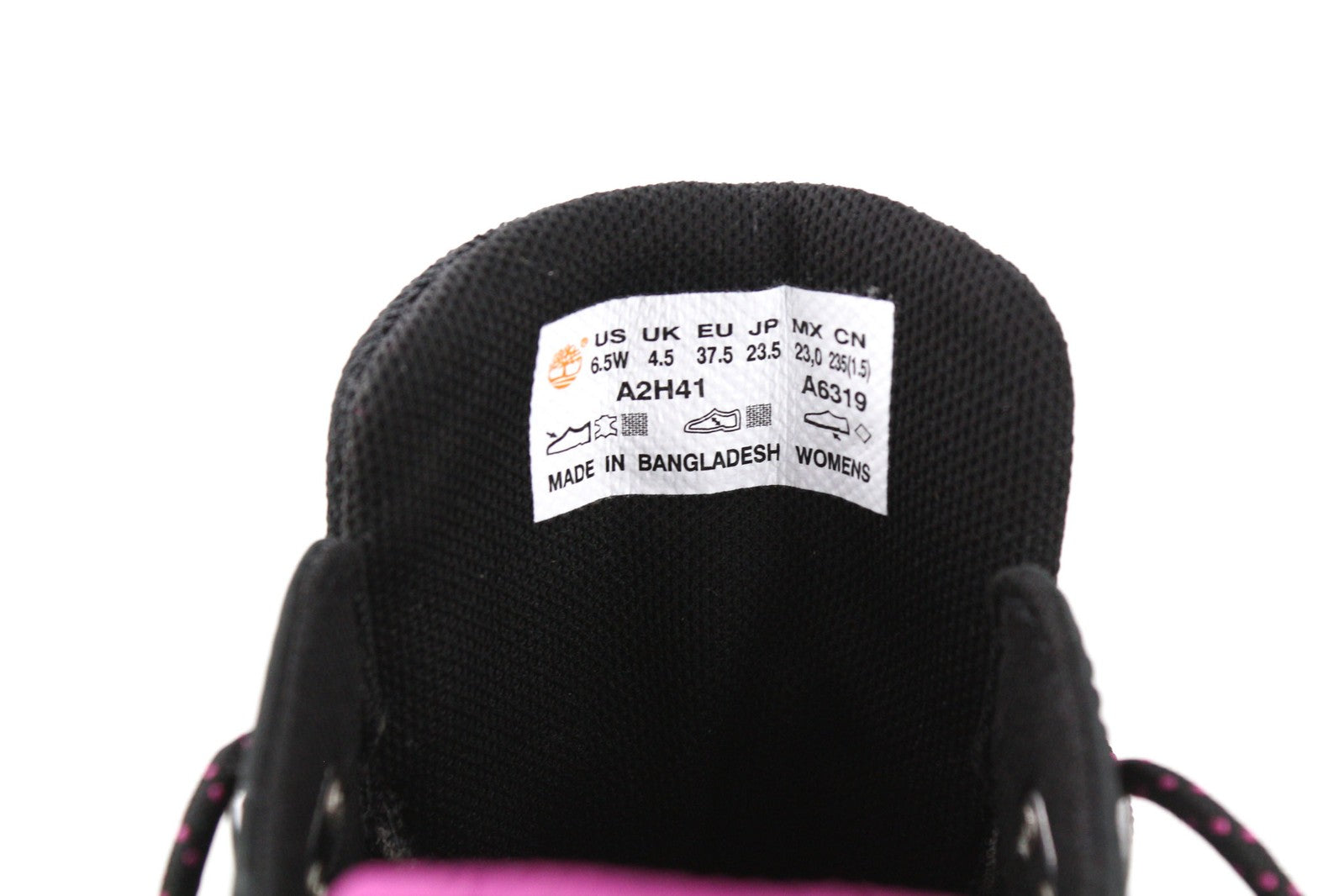 TIMBERLAND A2H41-A6319 moteriški bateliai, juodi, odiniai, 37.5/38 dydžio. 