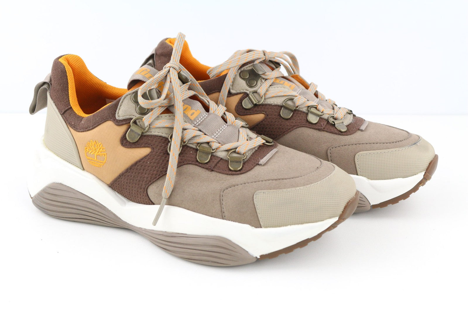 TIMBERLAND A1YDC-A5850 moteriški sportbačiai EU37.5/38 rudi tekstiliniai žemapadžiai batai 