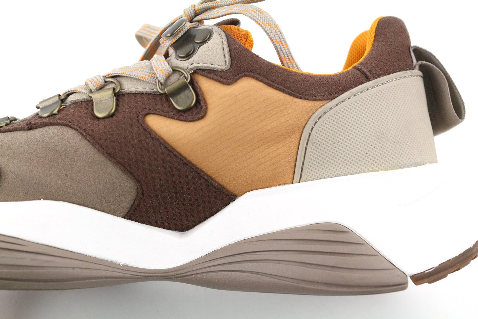 TIMBERLAND A1YDC-A5850 moteriški sportbačiai EU37.5/38 rudi tekstiliniai žemapadžiai batai 