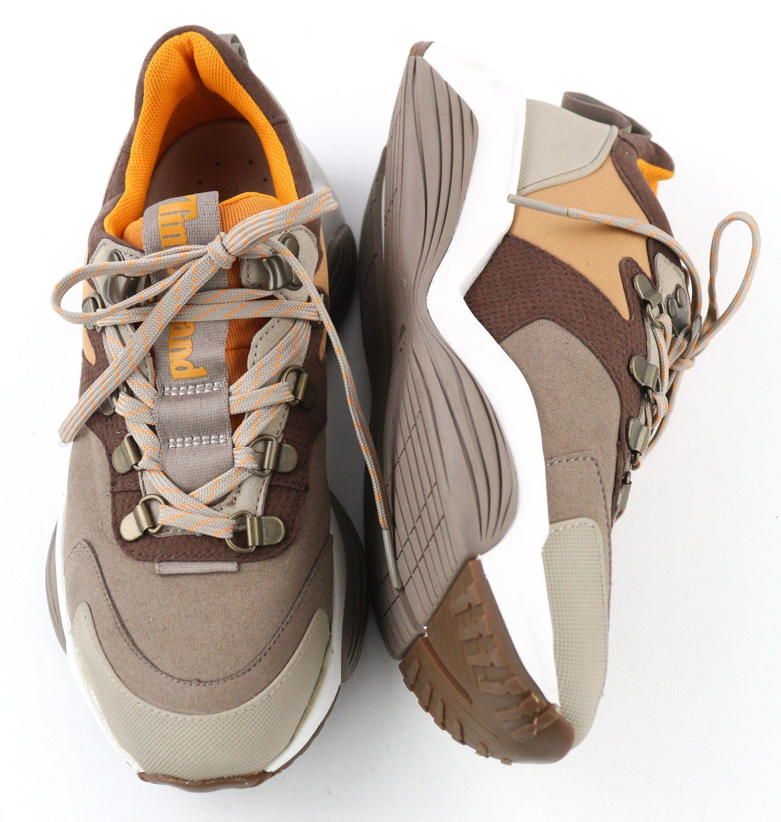 TIMBERLAND A1YDC-A5850 moteriški sportbačiai EU37.5/38 rudi tekstiliniai žemapadžiai batai 