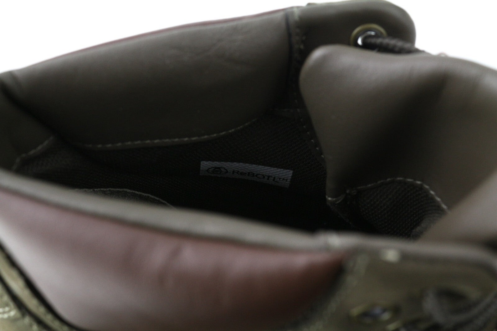 TIMBERLAND A2DNF-A6246 vyriški batai EU43.5/44 chaki spalvos odiniai laisvalaikio batai su raišteliais, aukštakulniai 