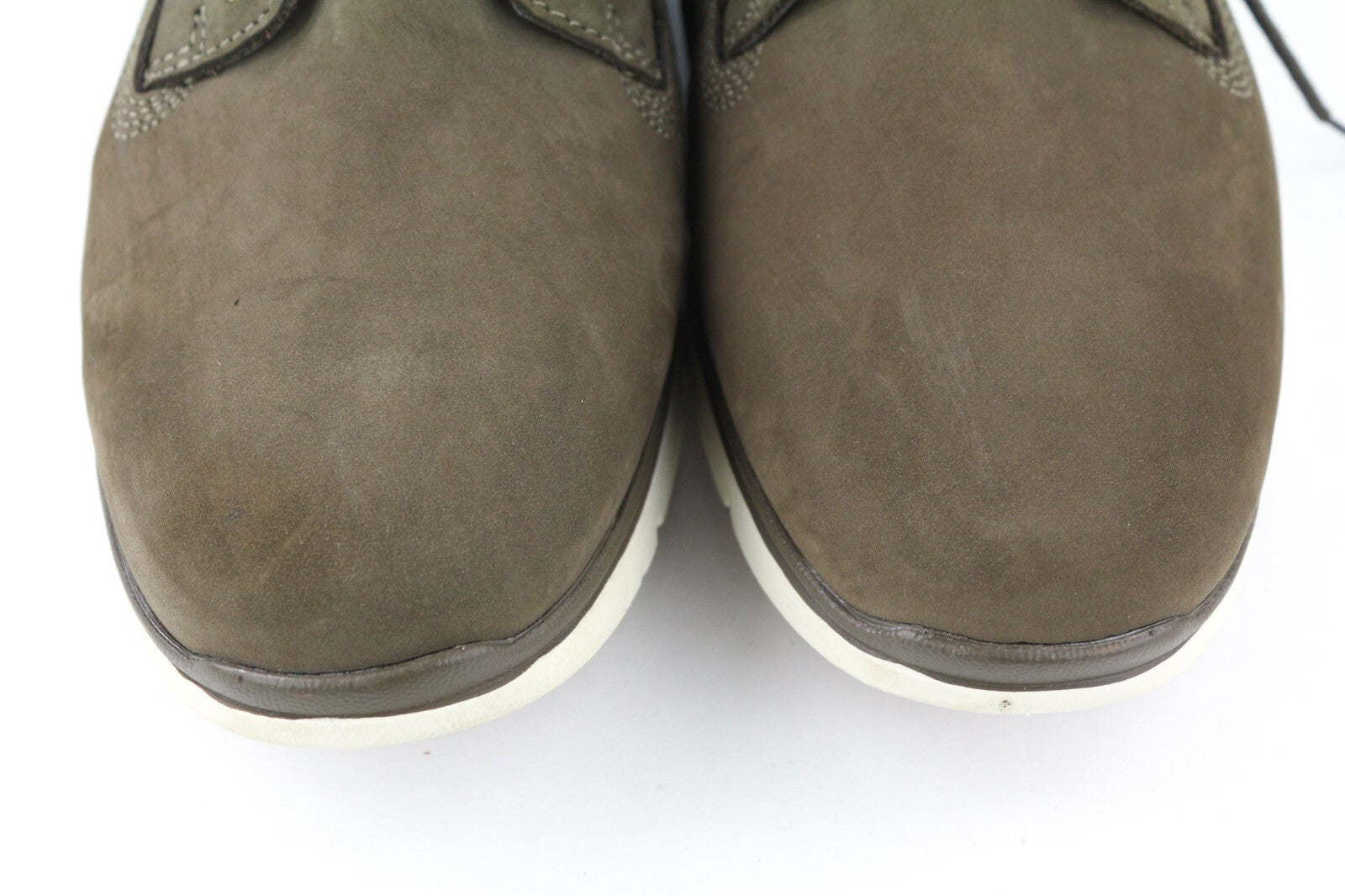 TIMBERLAND A2DNF-A6246 vyriški batai EU43.5/44 chaki spalvos odiniai laisvalaikio batai su raišteliais, aukštakulniai 