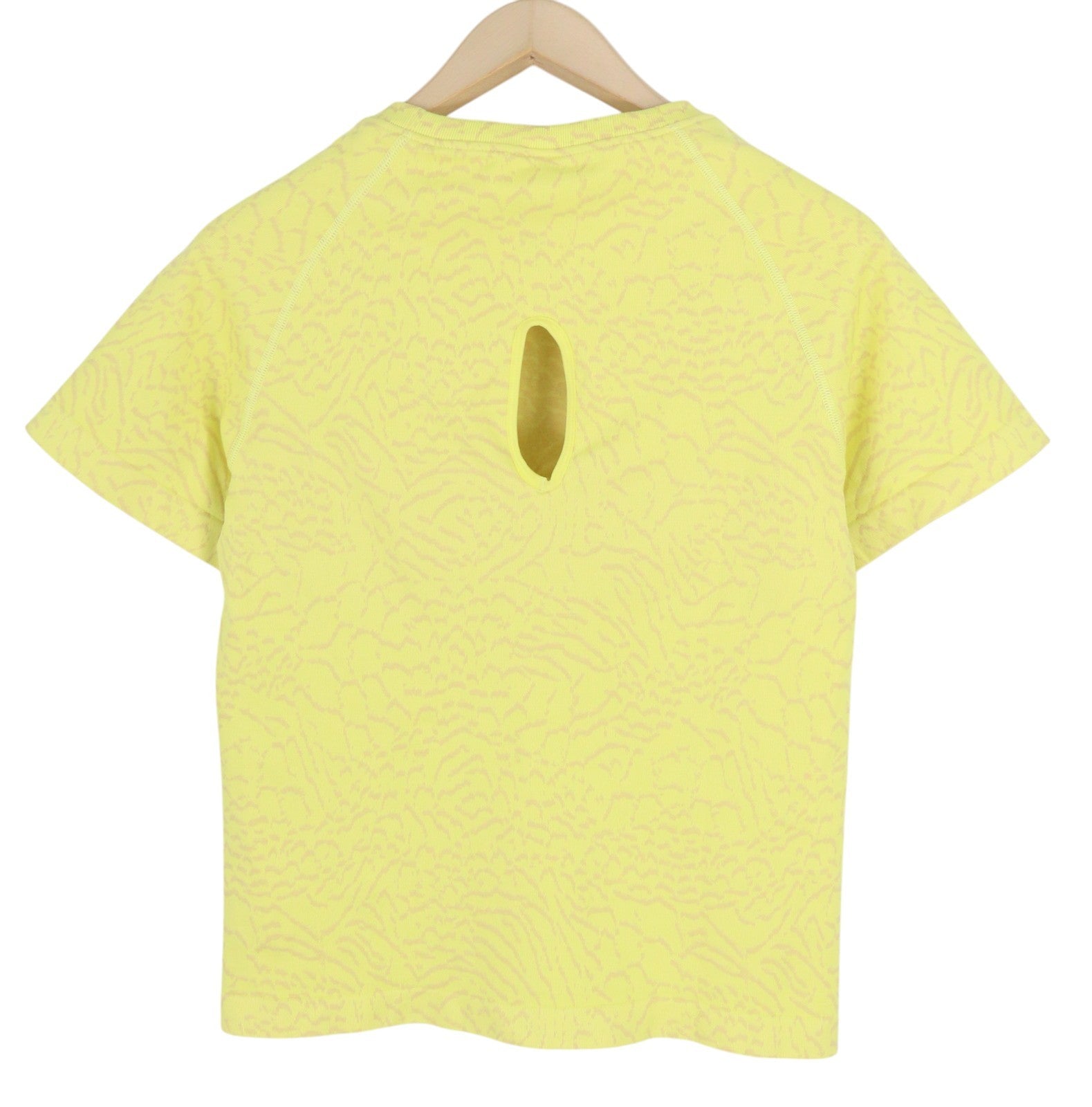 GYMSHARK B3A2S moteriški marškinėliai trumpomis rankovėmis, 2XL dydžio, tamprūs, besiūliai, gyvūnų rašto 