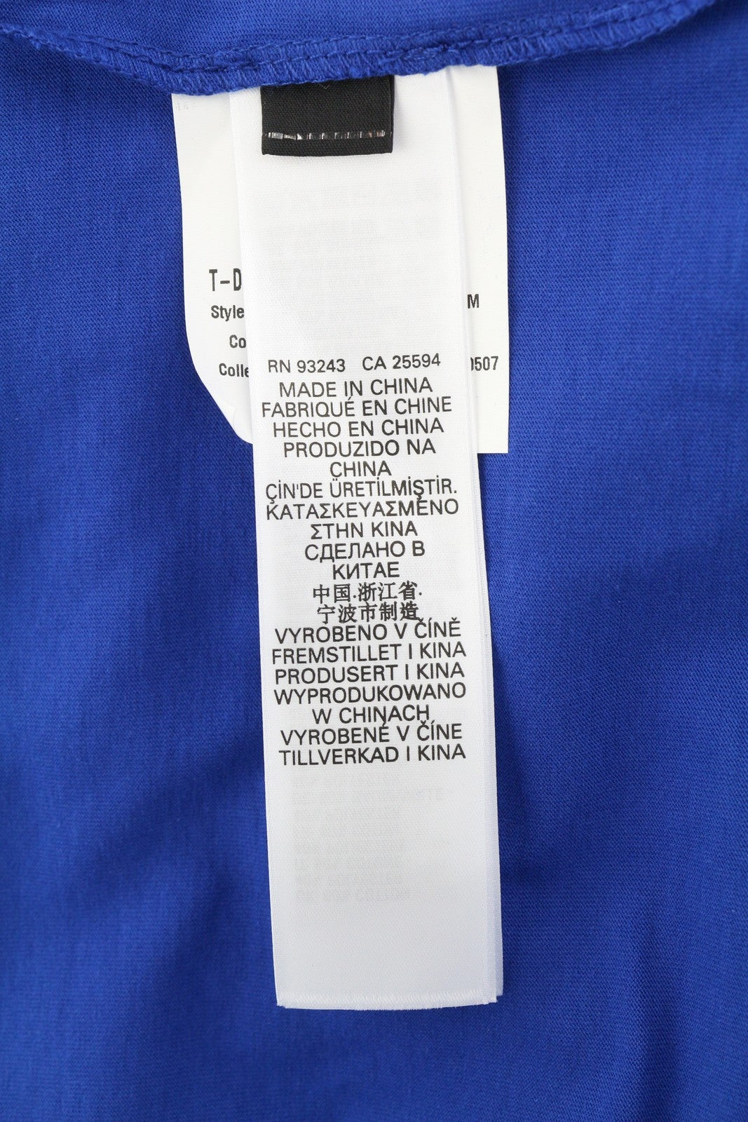 DIESEL T-Diegor-E7 vyriški marškinėliai L dydžio, mėlyni, trumpomis rankovėmis, apvalia kaklo iškirpte, su logotipu ir trikotažu. 